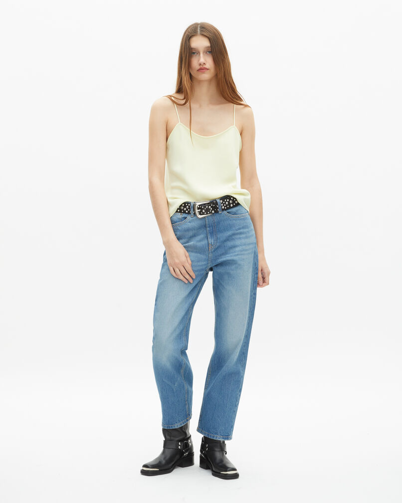 The Kooples FEMME YELLOW caraco jaune clair
