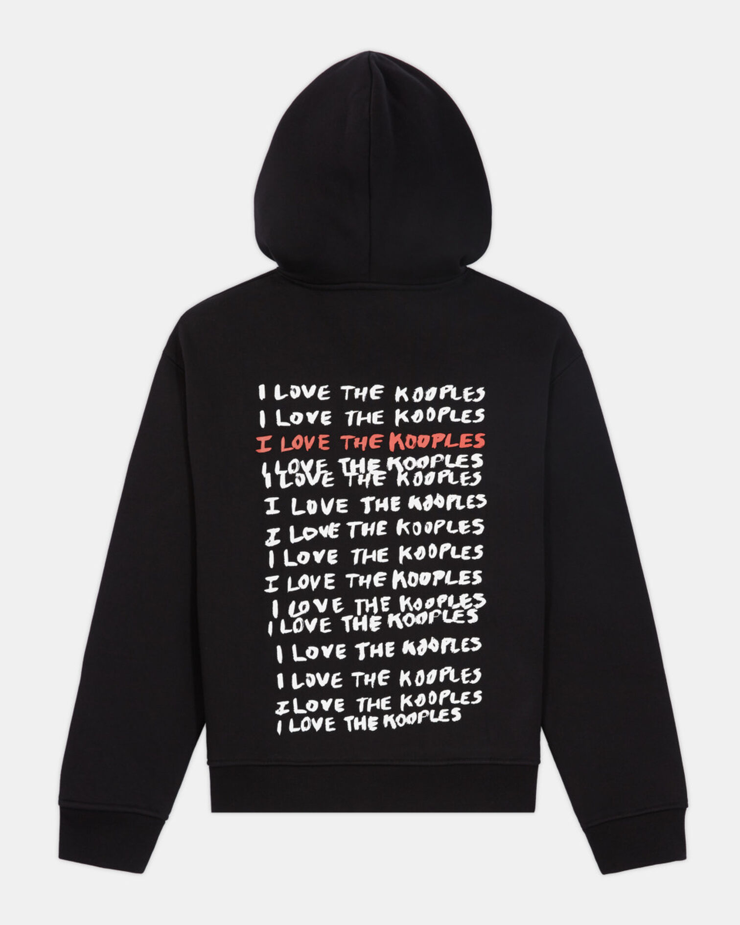 I Love Kooples black sweatshirt, BLACK, hi-res image number null