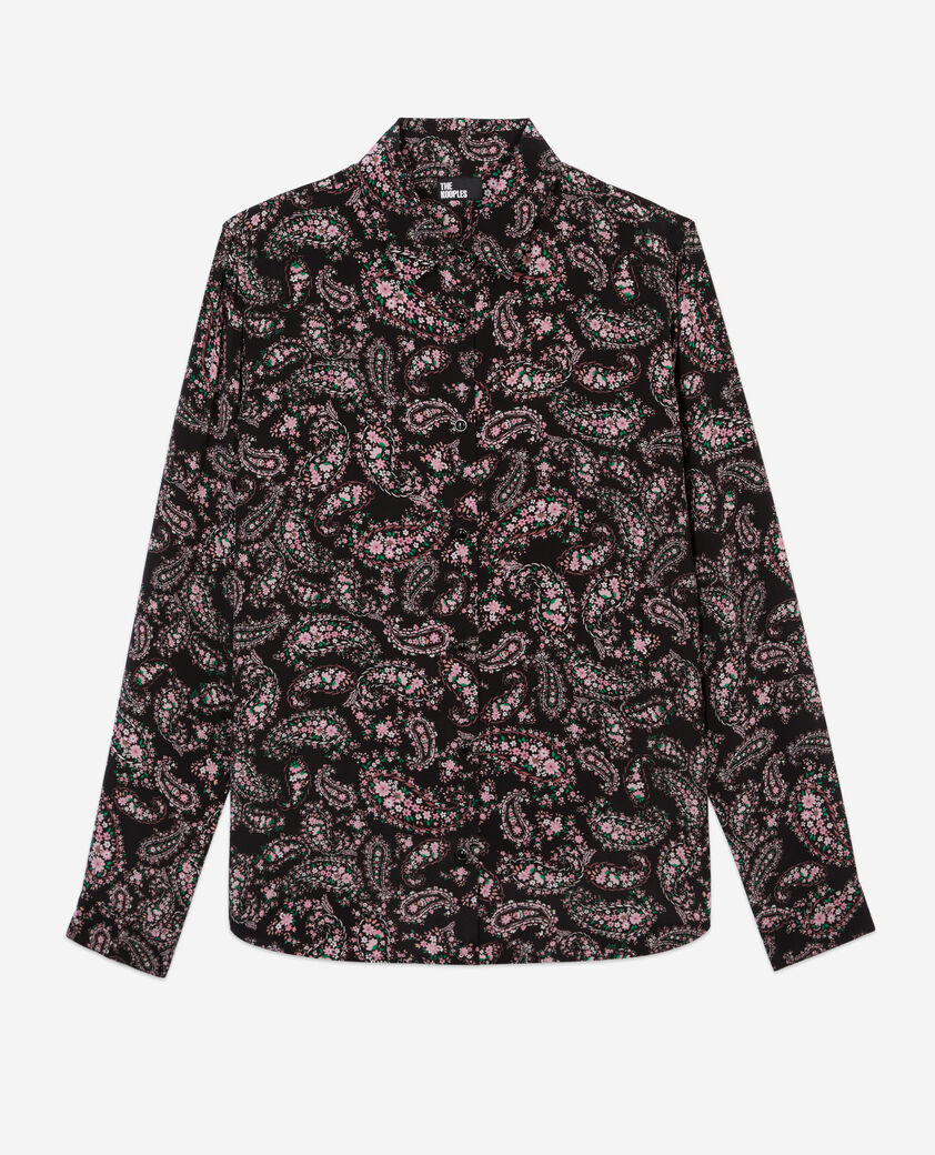 The Kooples MUJER BLACK / PINK camisa estampada