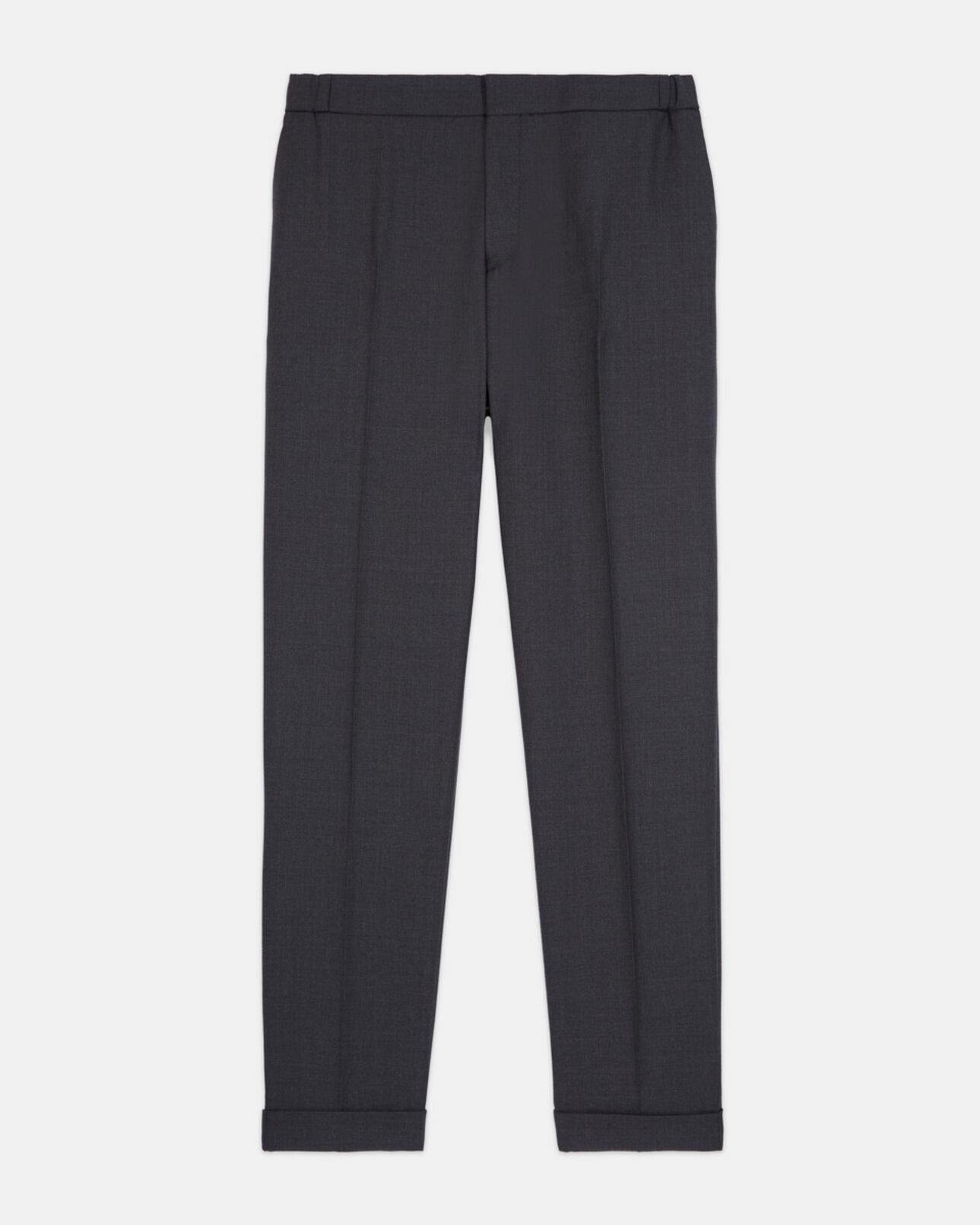 The Kooples MEN GREY gray wool pants