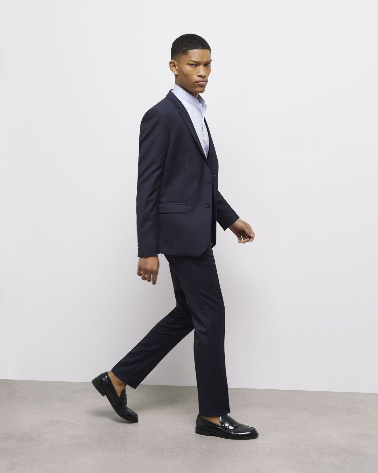 The Kooples HOMME BLACK mocassins noirs