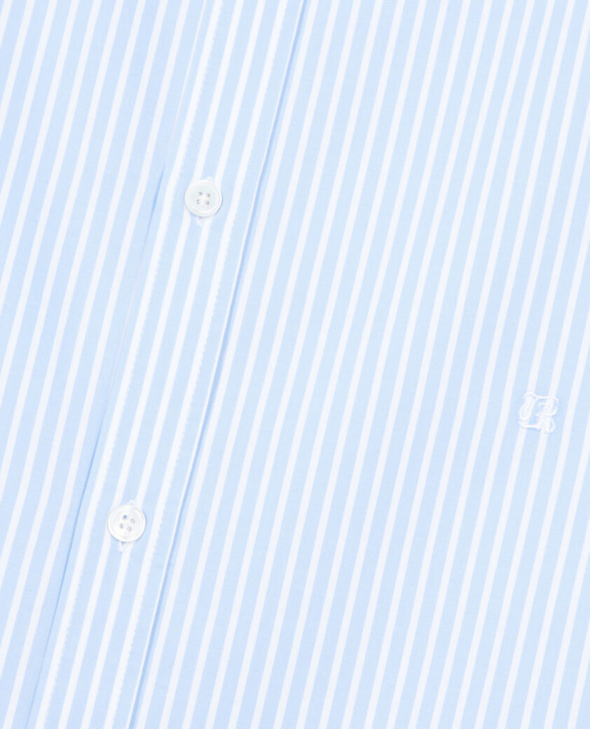 The Kooples HOMME BLUE WHITE chemise formelle &agrave; rayures 