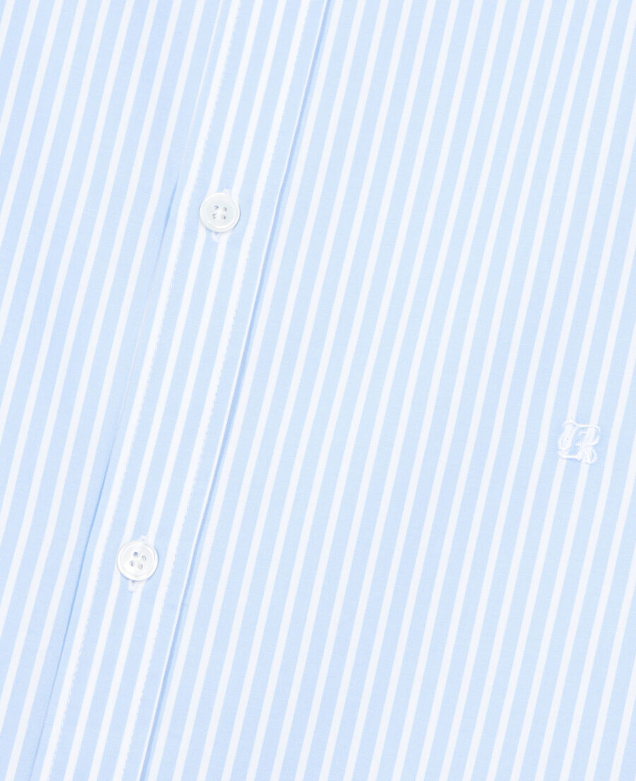 The Kooples HOMME BLUE WHITE chemise formelle &agrave; rayures 