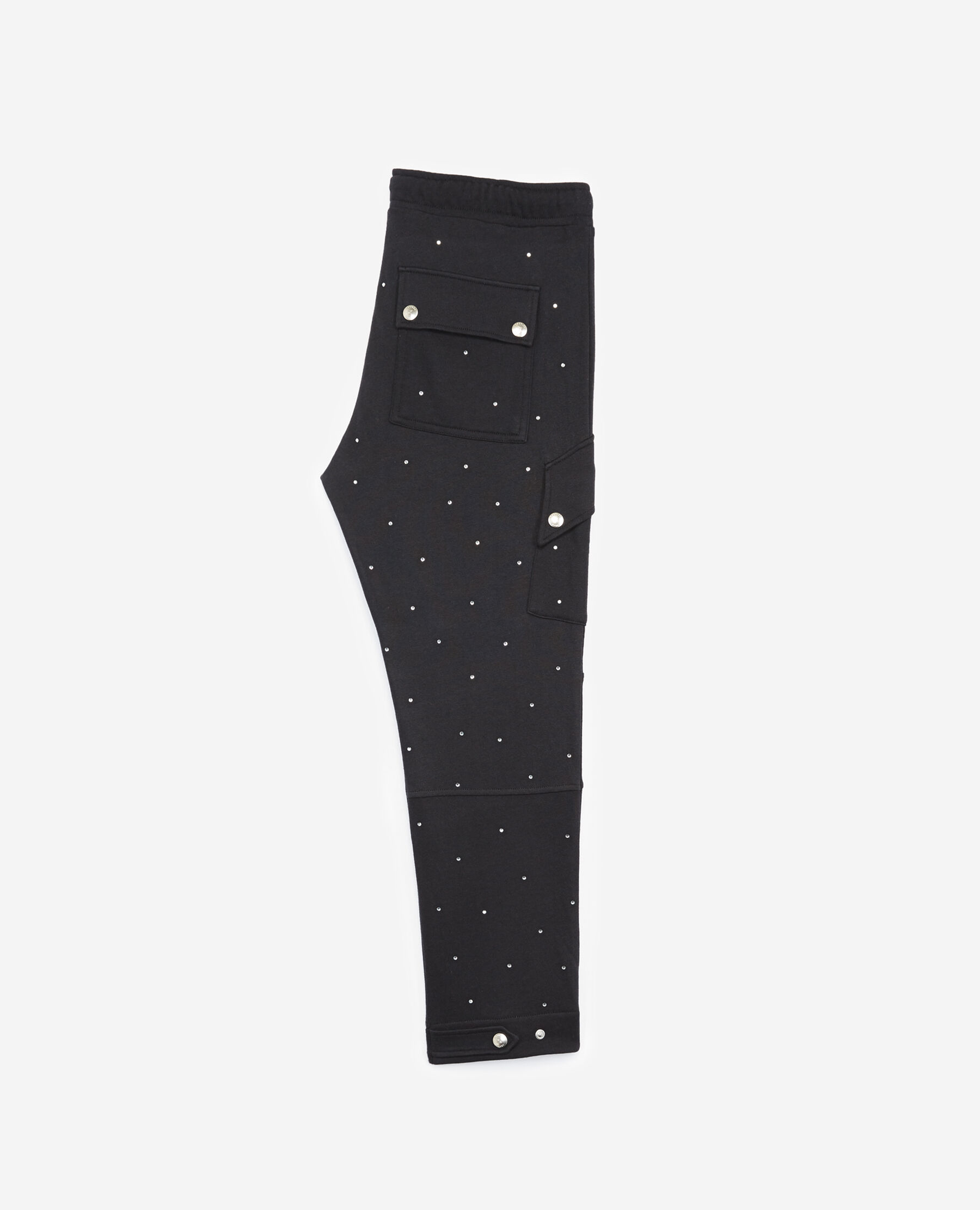 Black joggers with side pockets rhinestones The Kooples