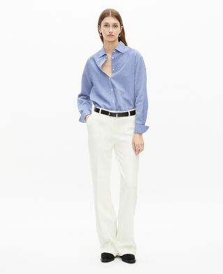 The Kooples WOMEN BLUE WHITE striped shirt
