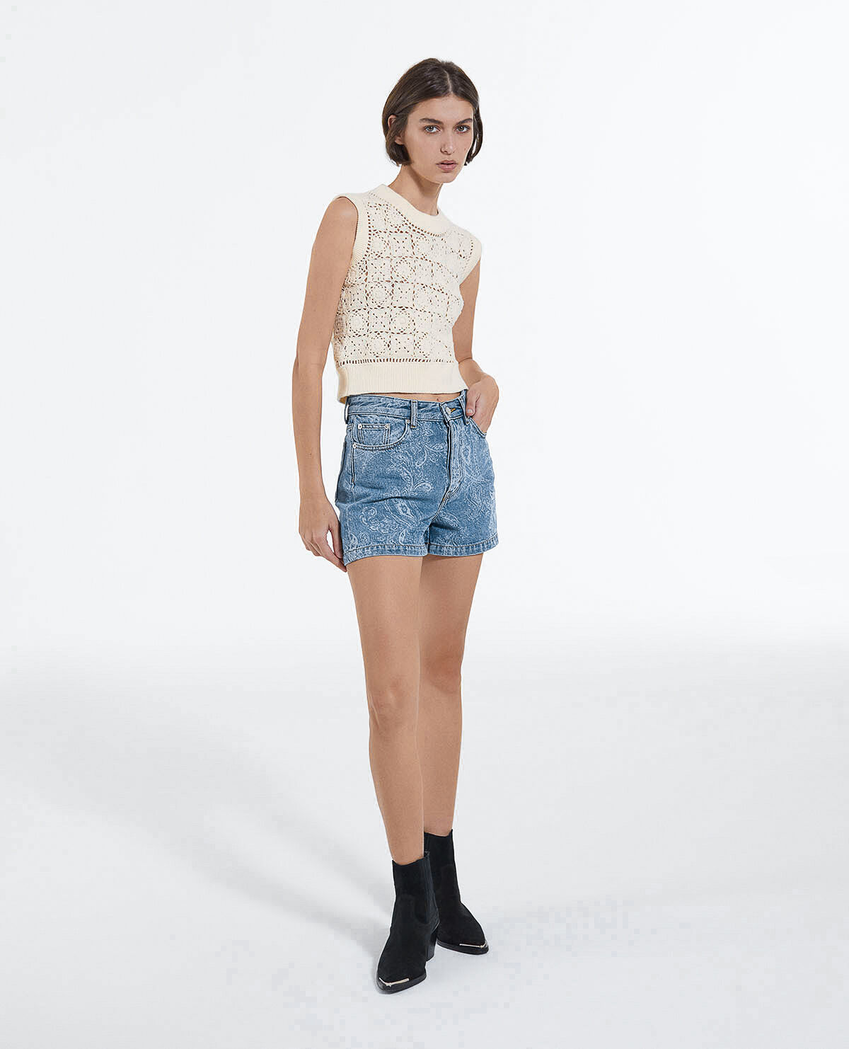 Short en jean the store kooples
