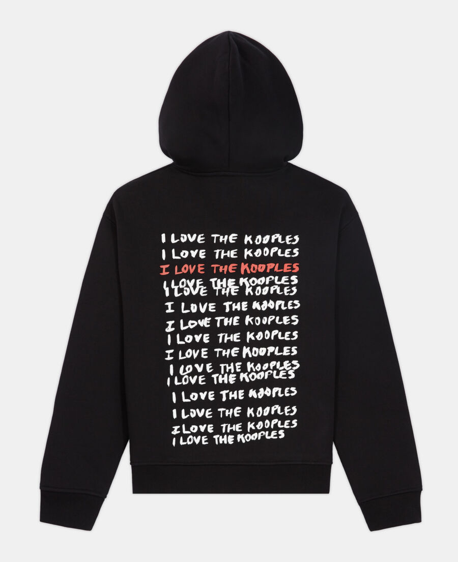i love kooples black sweatshirt