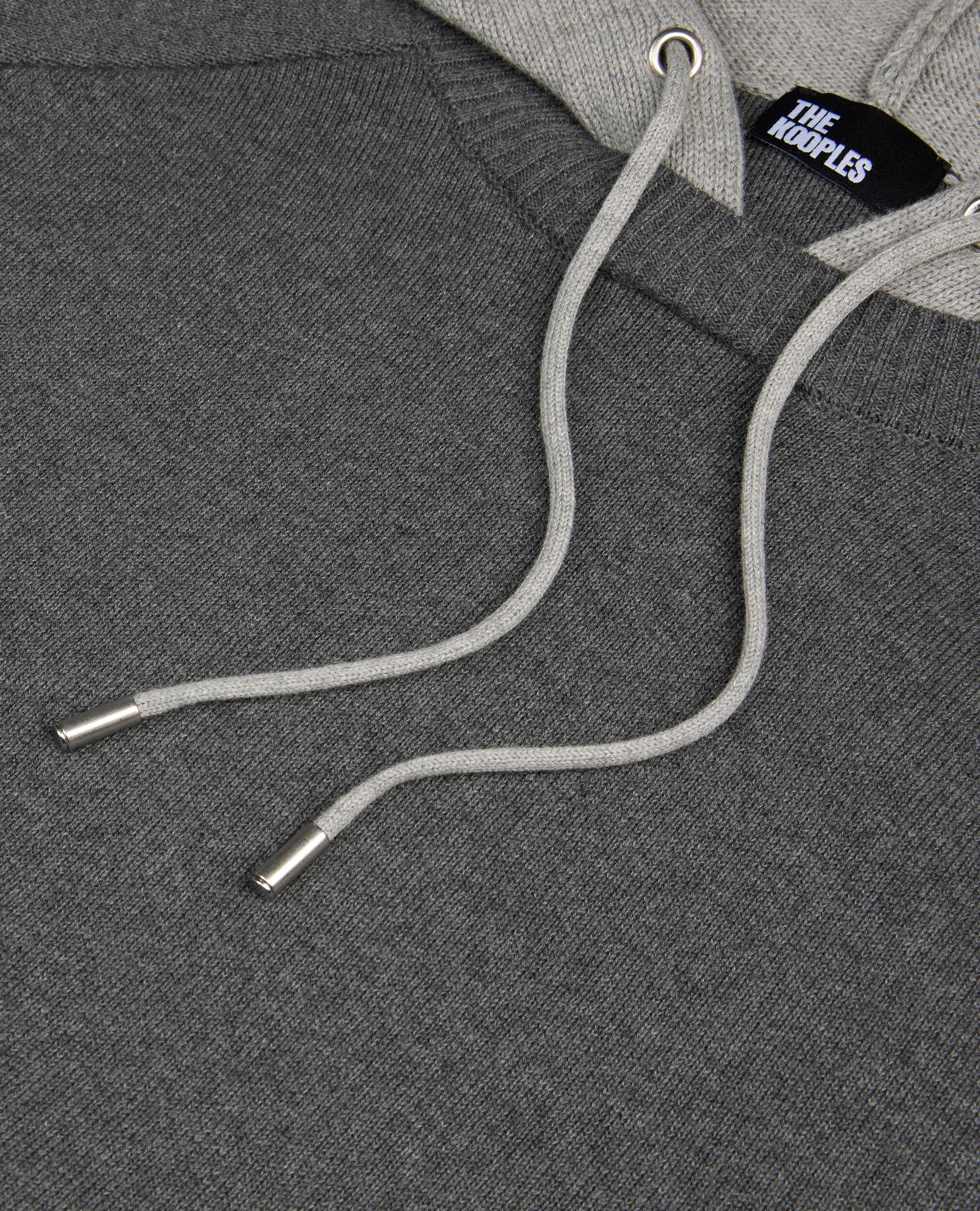 Pull en coton gris, MIDDLE GREY / ANTHRACITE, hi-res image number null