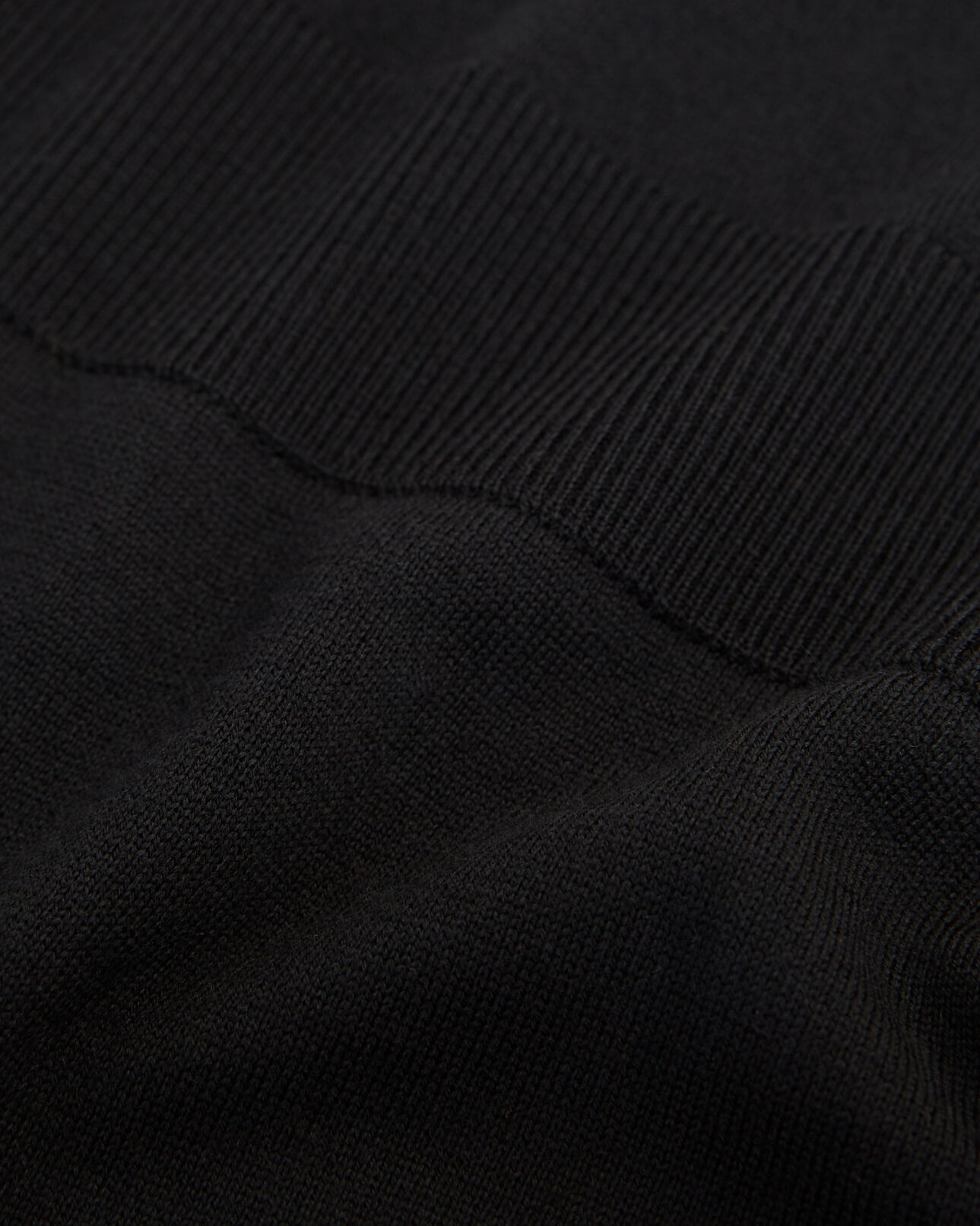 The Kooples DAMEN BLACK schwarzes, langes kleid mit stehkragen