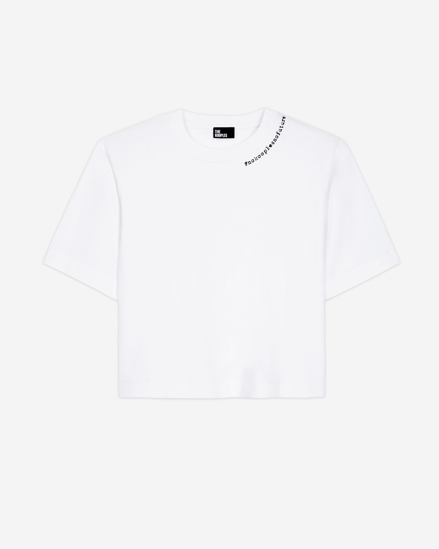 White logo T-shirt, SNOW WHITE, hi-res image number null