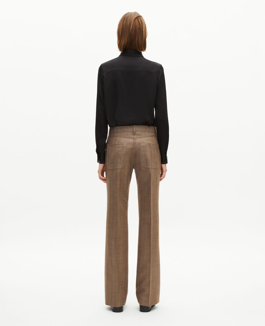 The Kooples WOMEN CAMEL camel bootcut pants
