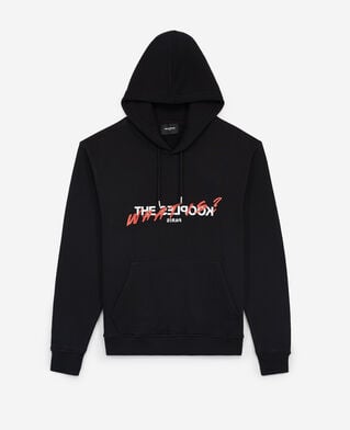 The Kooples HOMBRE BLACK sudadera negra serigraf&iacute;a what is