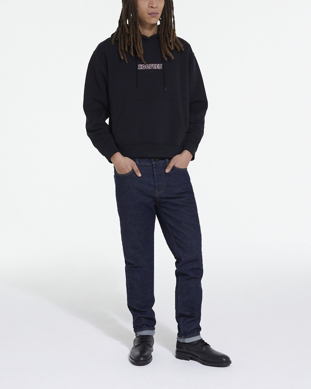 The Kooples HOMME BLACK sweatshirt noir