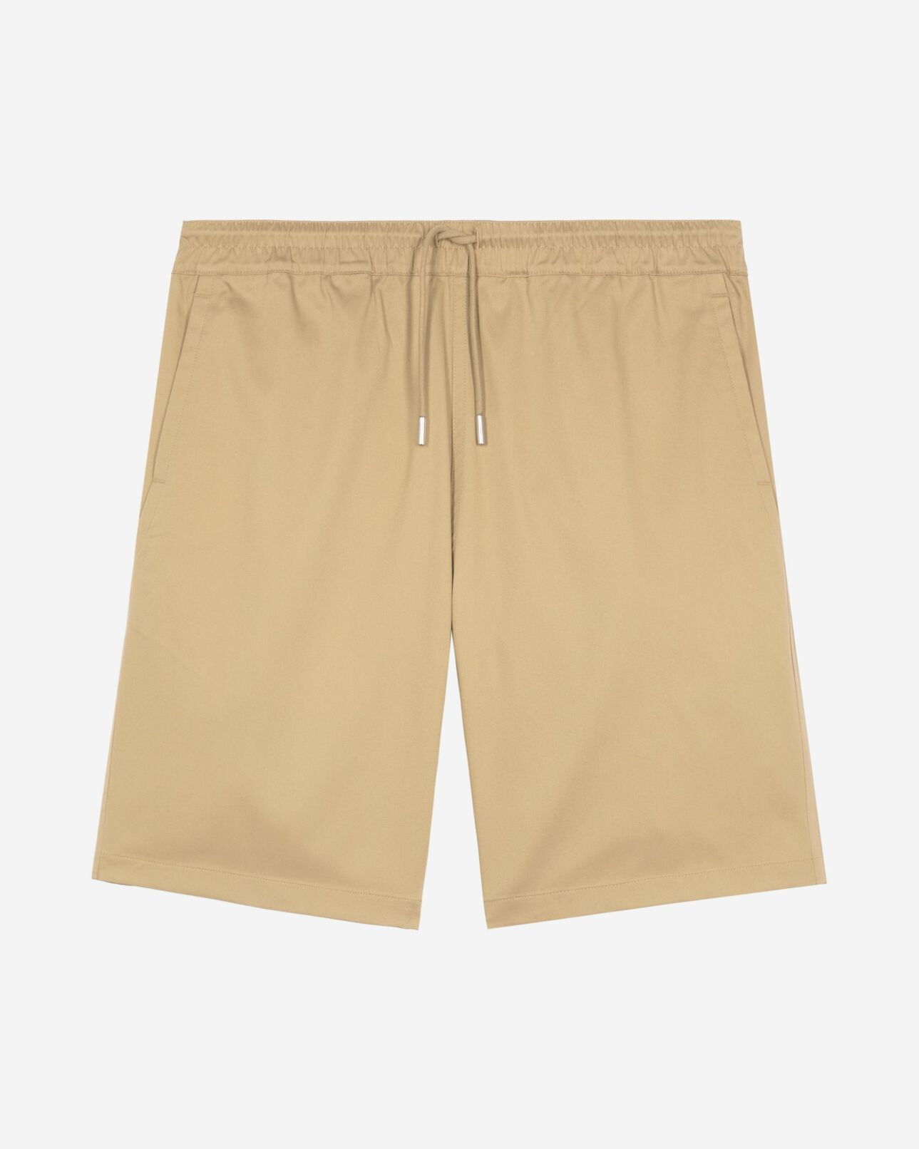 The Kooples MEN BEIGE beige elasticated waist shorts