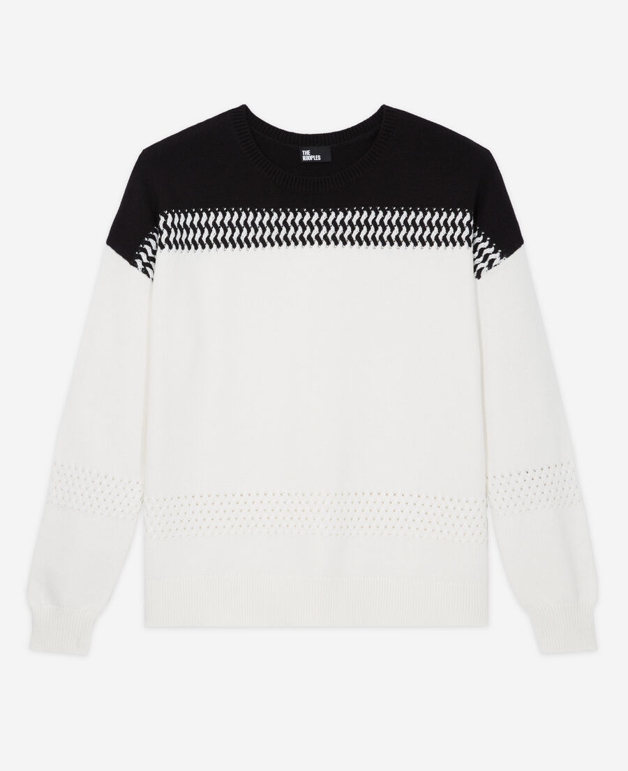 two-tone jumper
