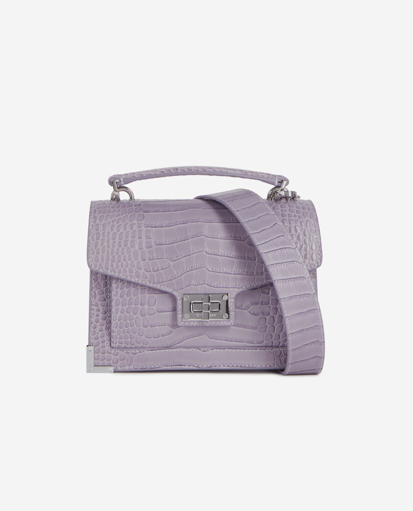 The Kooples WOMEN LIGHT PURPLE small emily bag in purple leather
