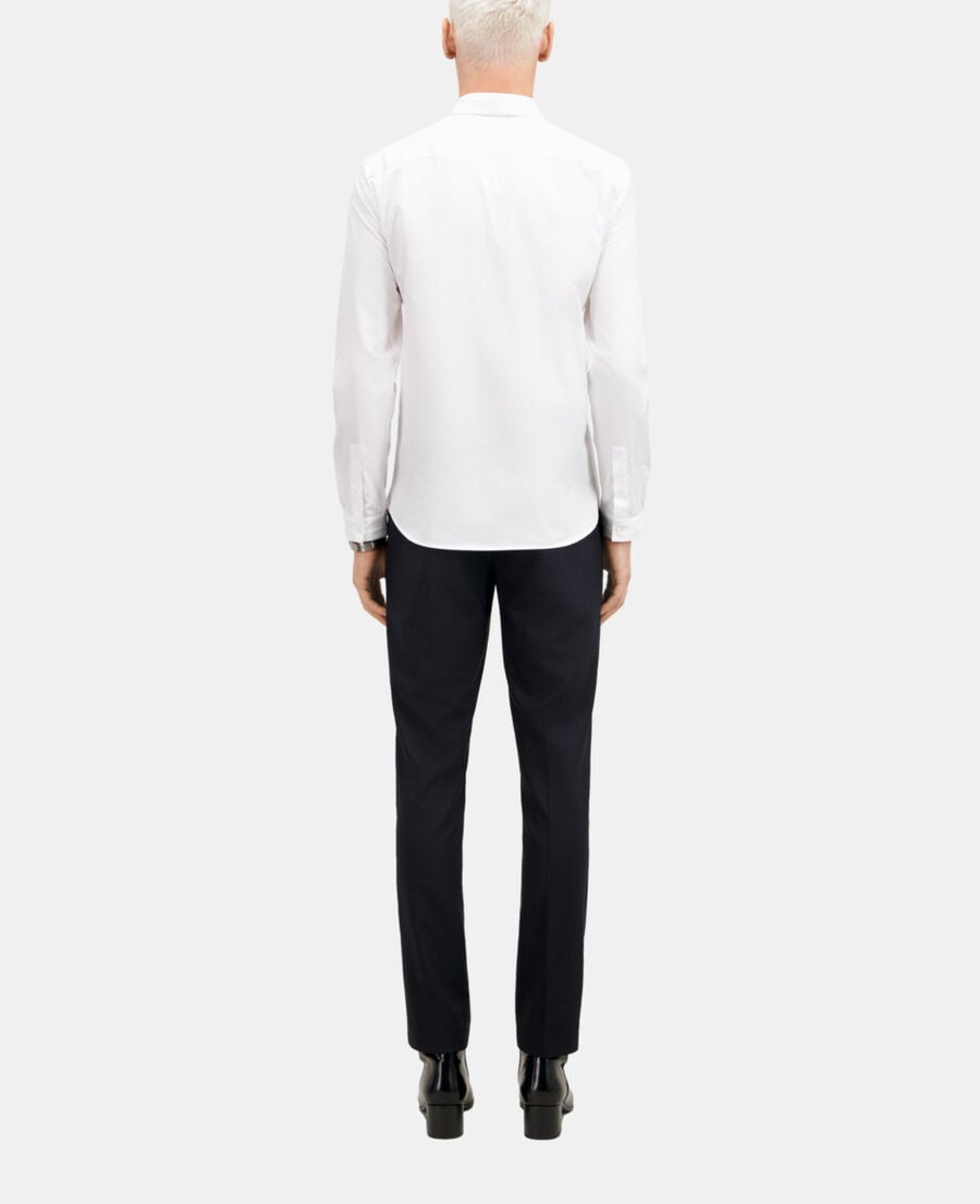 The Kooples HOMME WHITE chemise en smart twill blanche