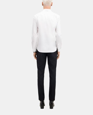 The Kooples HOMME WHITE chemise en smart twill blanche