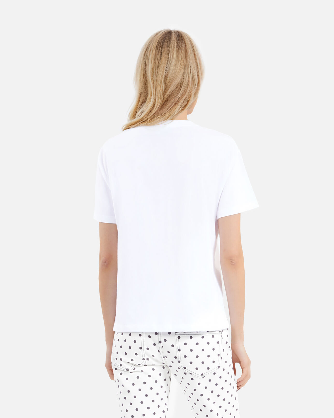 The Kooples FEMME WHITE t-shirt logo blanc
