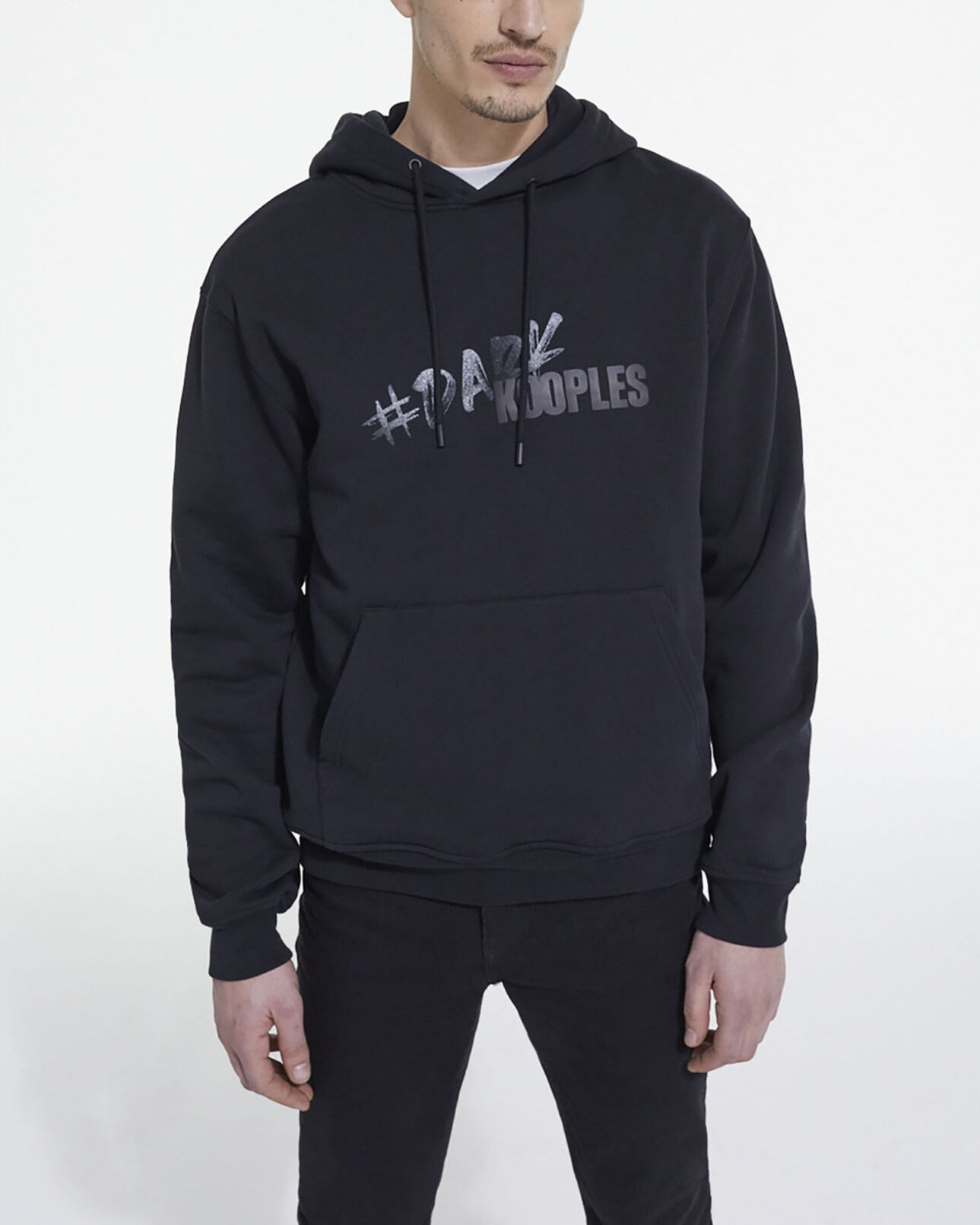The Kooples MEN BLACK the kooples logo sweatshirt