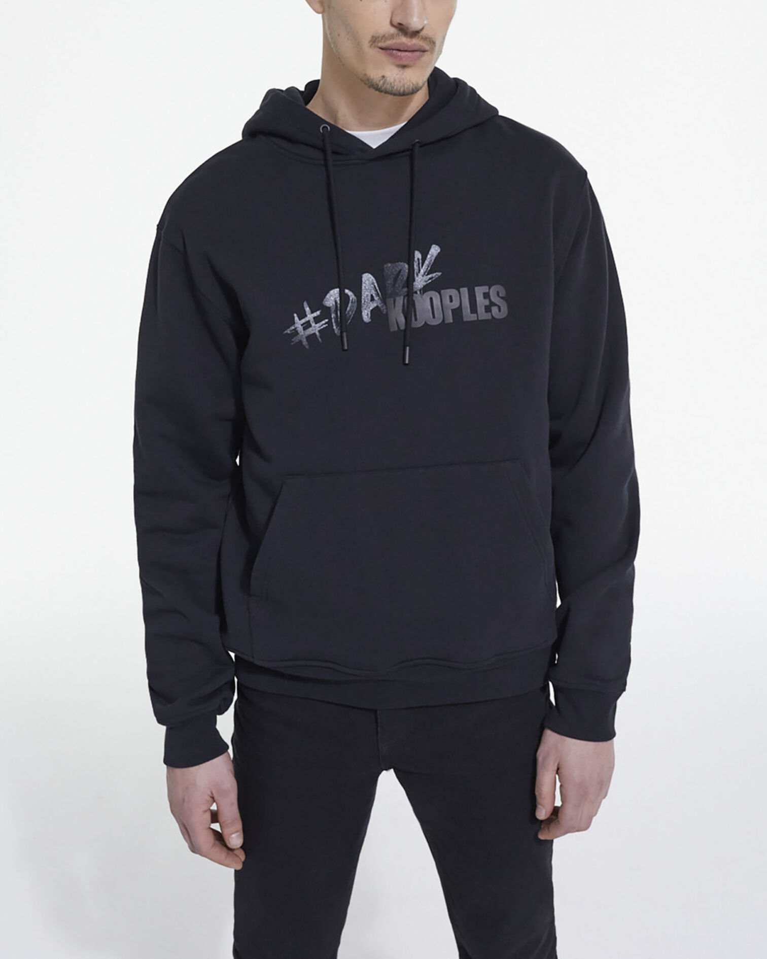The Kooples logo sweatshirt, BLACK, hi-res image number null