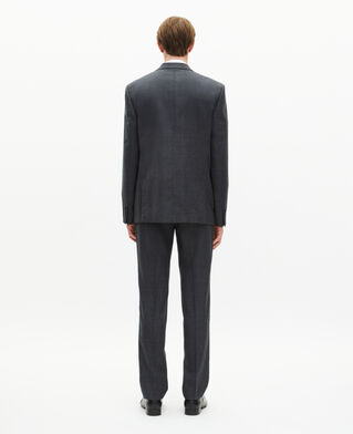 The Kooples MEN GREY grey wool suit jacket