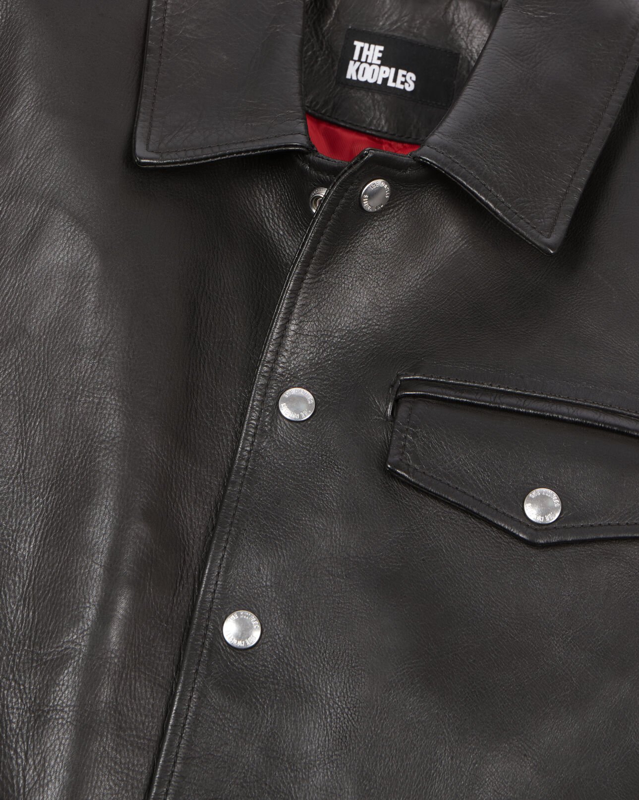 The Kooples HOMBRE BLACK chaqueta de cuero negra