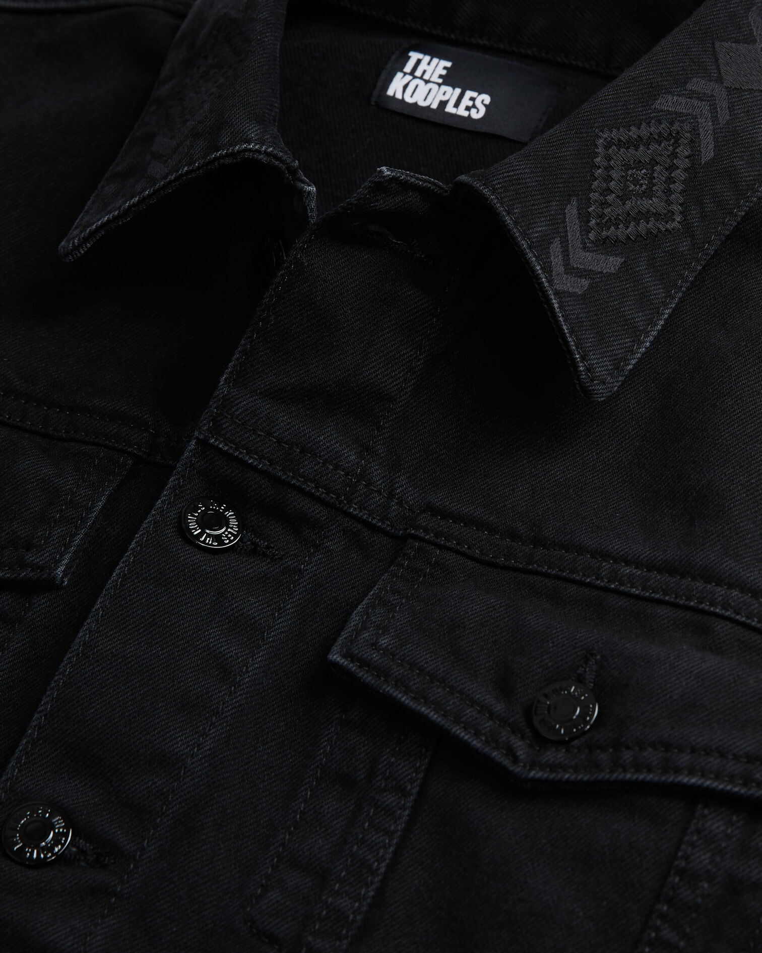 Blouson en jean noir, BLACK WASHED, hi-res image number null