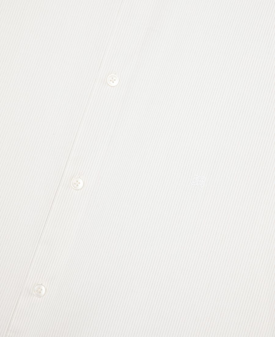 The Kooples MEN WHITE / BLACK formal shirt with white collar