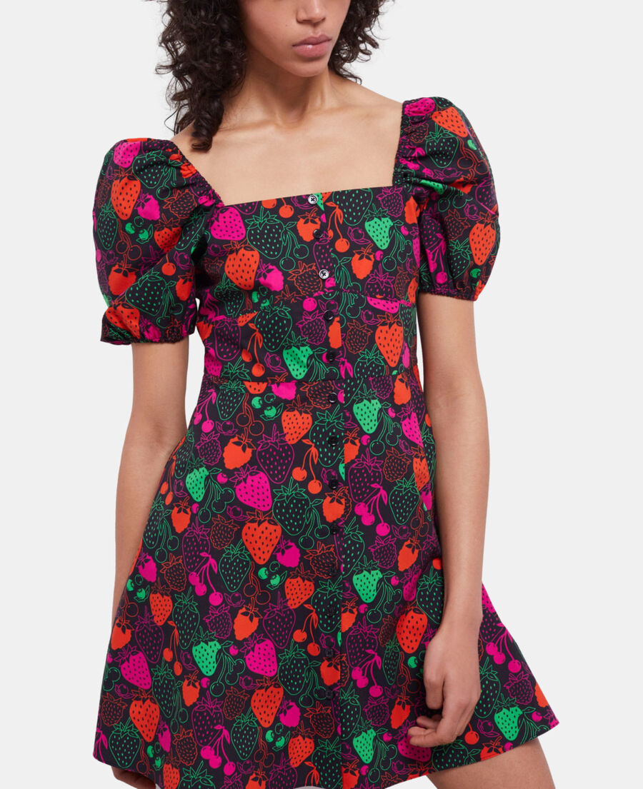 The Kooples FEMME MULTICOLOR robe courte imprimée