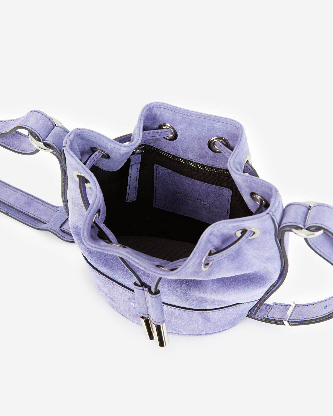 The Kooples FEMME VIOLET sac small tina en cuir lilas