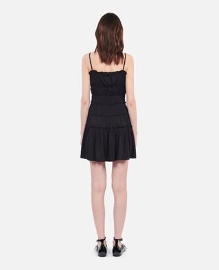 The Kooples FEMME BLACK robe courte avec nœuds noire