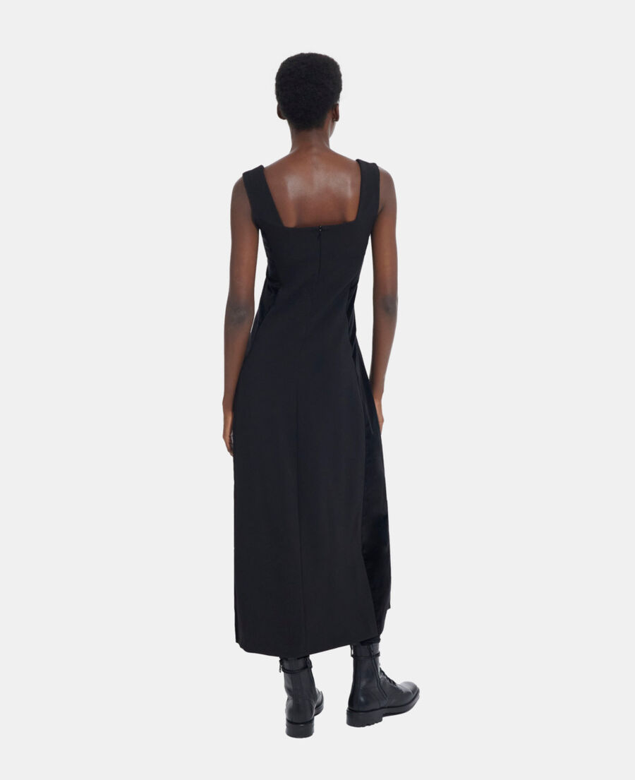 vestido largo negro