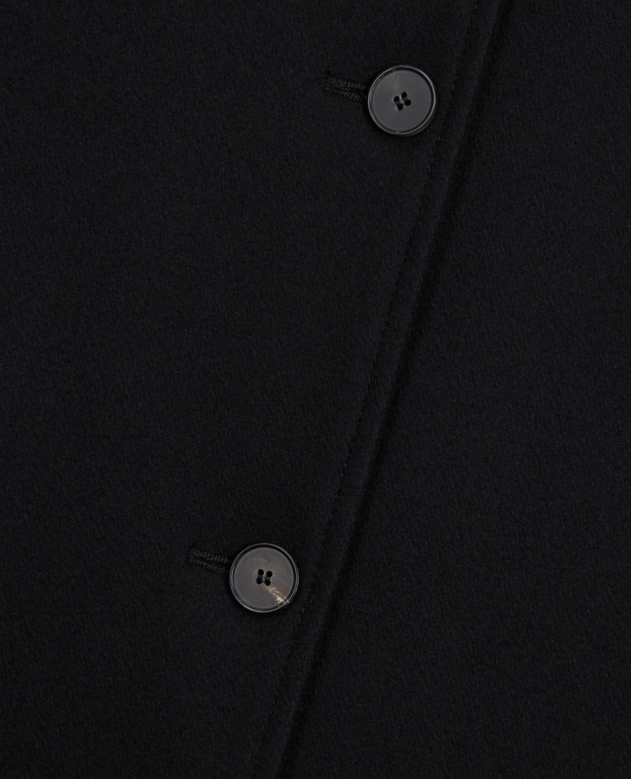 Manteau en laine noir, BLACK, hi-res image number null