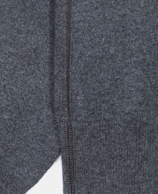 The Kooples HOMME ANTHRACITE MELANGE pull en cachemire gris