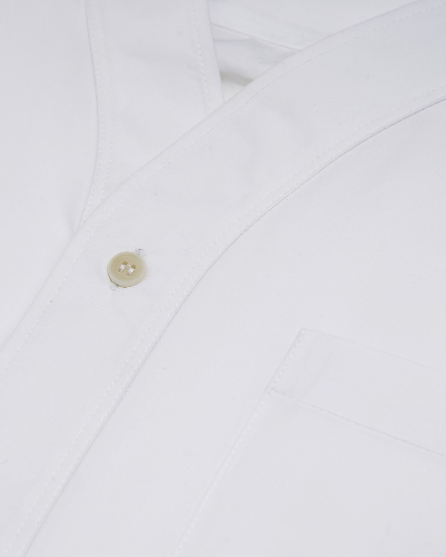 Shirt with baseball collar, WHITE, hi-res image number null