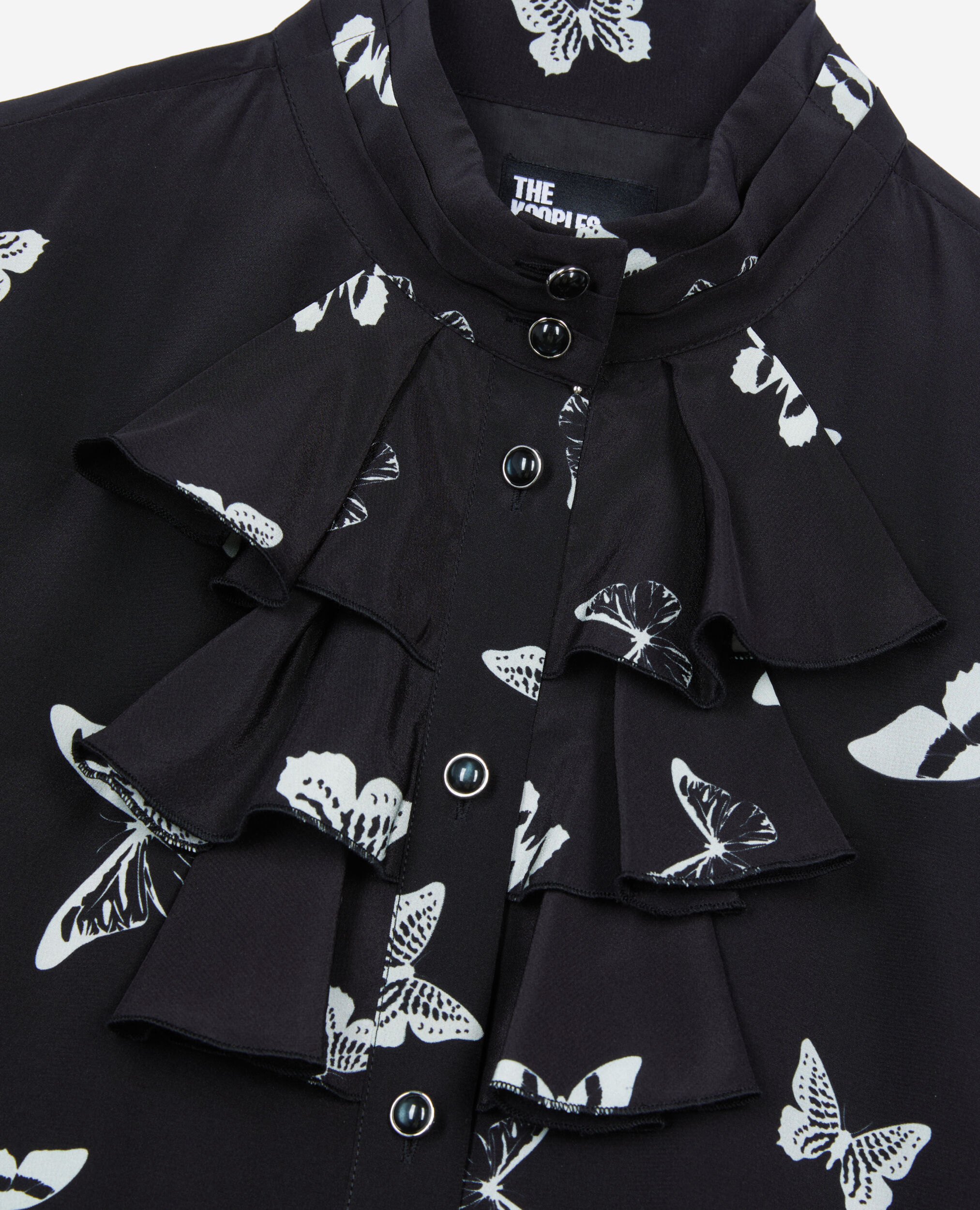Short butterfly print dress