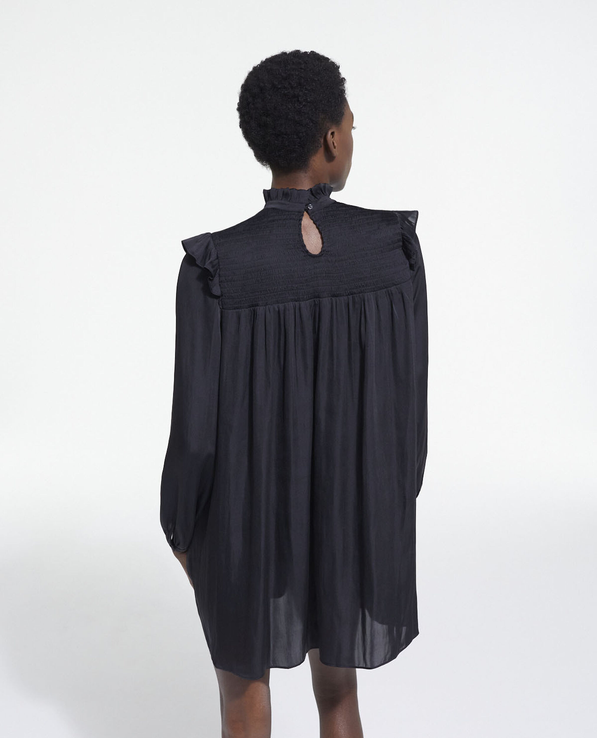 Schwarzes kurzes Kleid, BLACK, hi-res image number null