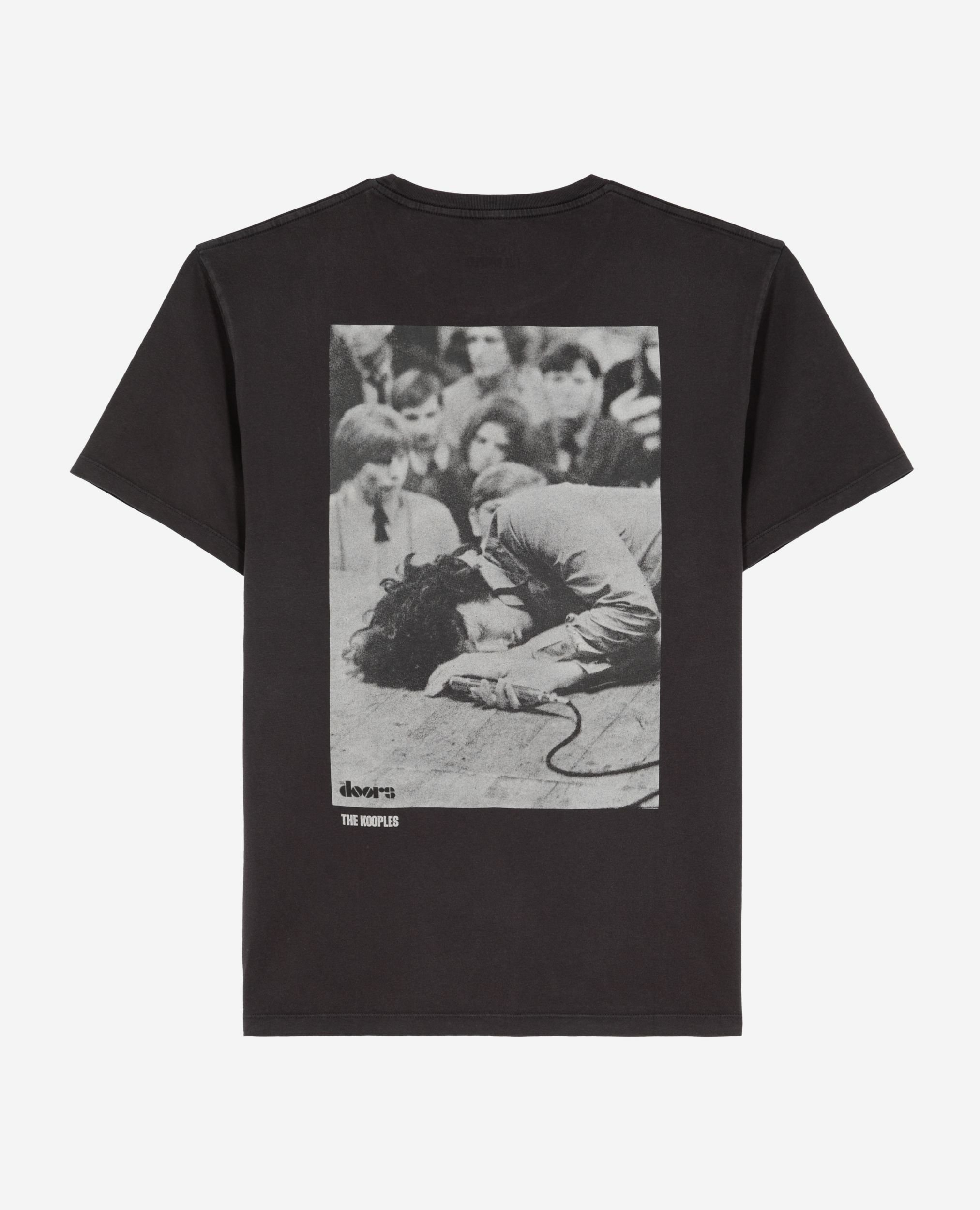 The Doors X The Kooples mixed t-shirt black, BLACK WASHED, hi-res image number null