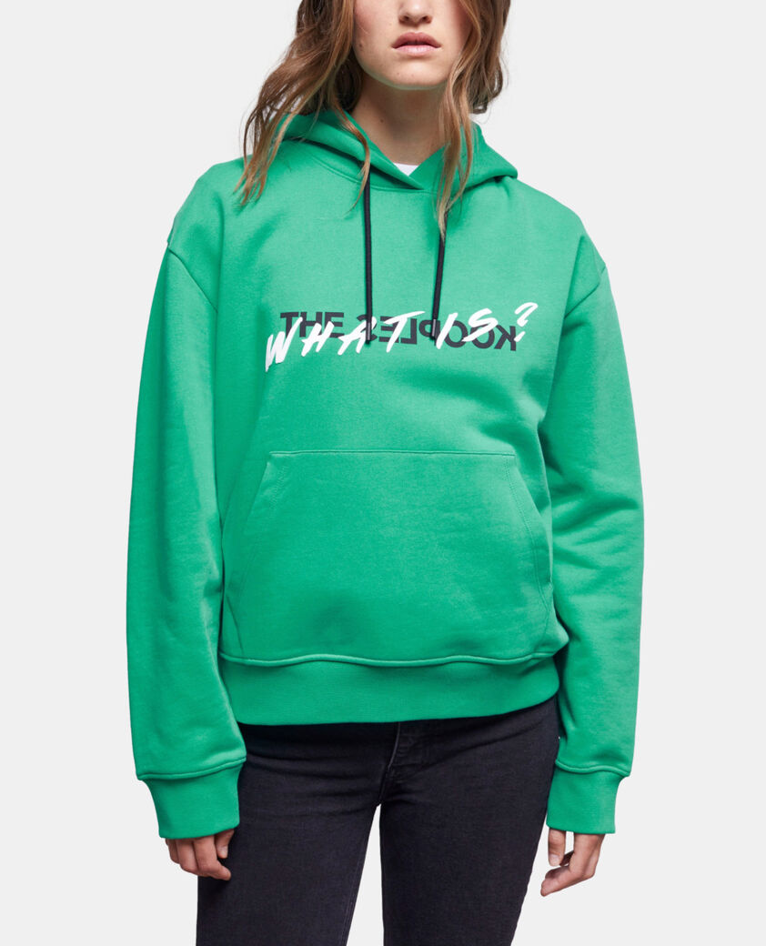 The Kooples WOMEN GREEN green what is sweatshirt