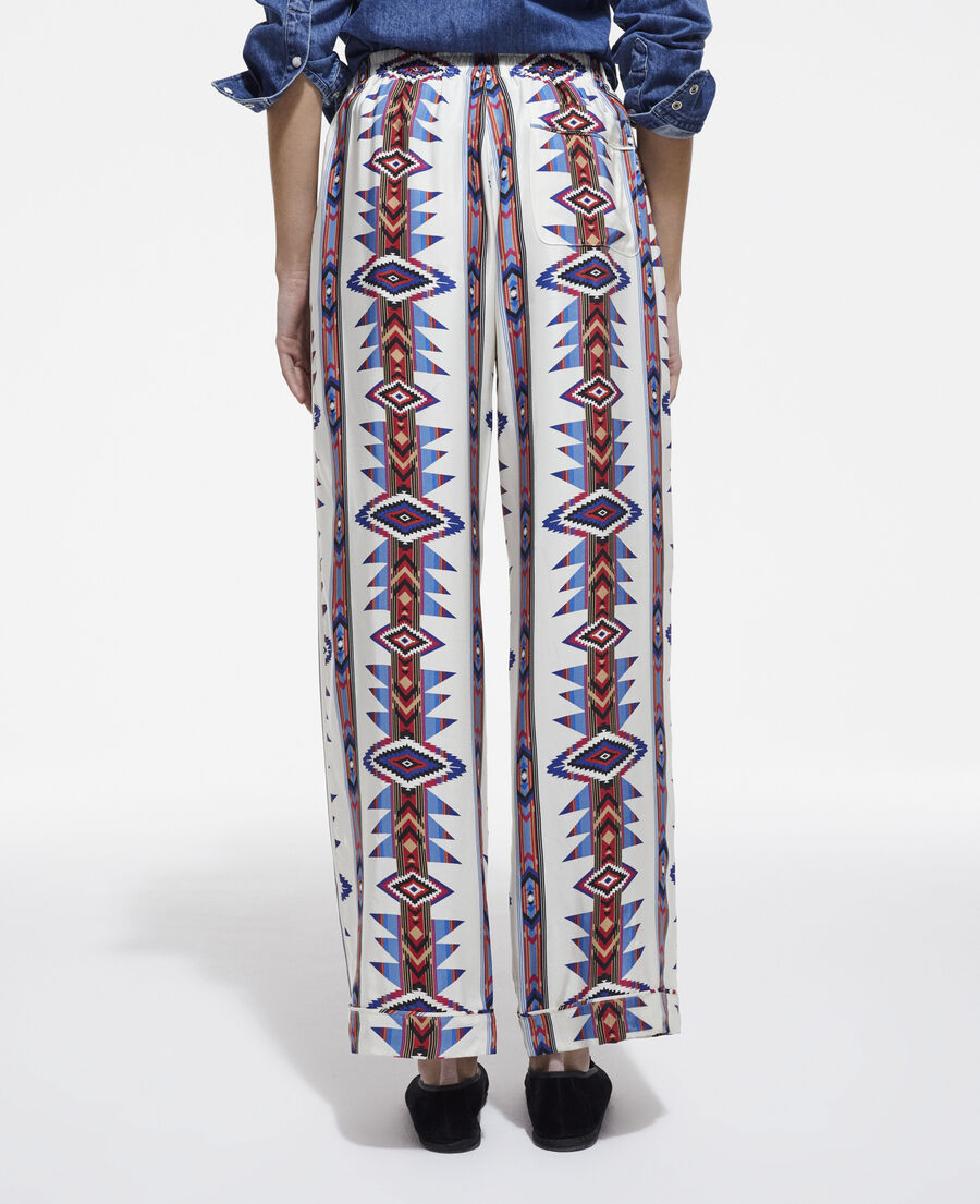 The Kooples F MULTICOLOR straight printed pants