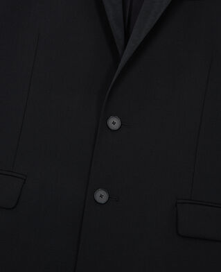 The Kooples MEN BLACK black wool suit jacket