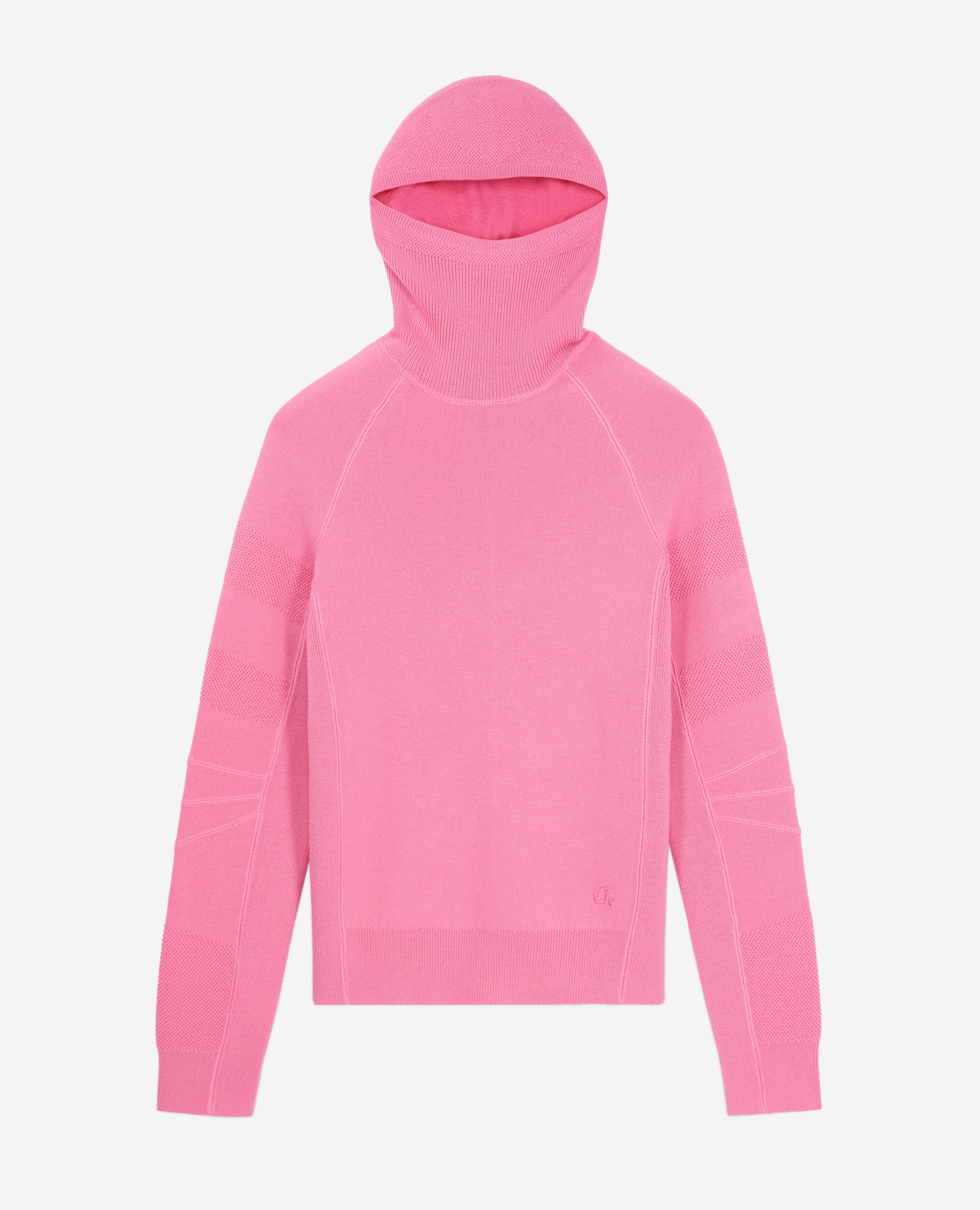 Pink balaclava sweater, OLD PINK, hi-res image number null
