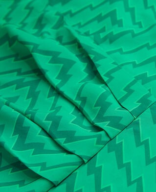 The Kooples DAMEN GREEN kurzer, grüner, drapierter rock