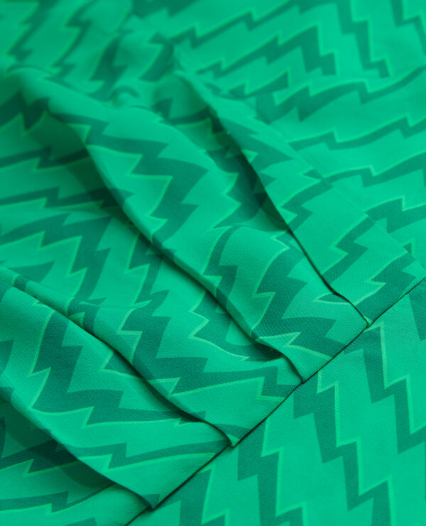 The Kooples DAMEN GREEN kurzer, grüner, drapierter rock
