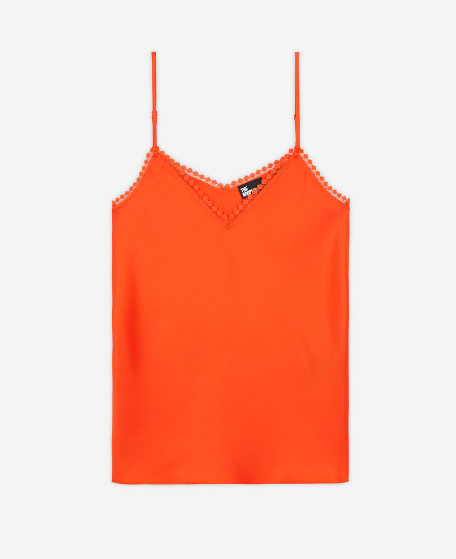 camiseta interior naranja