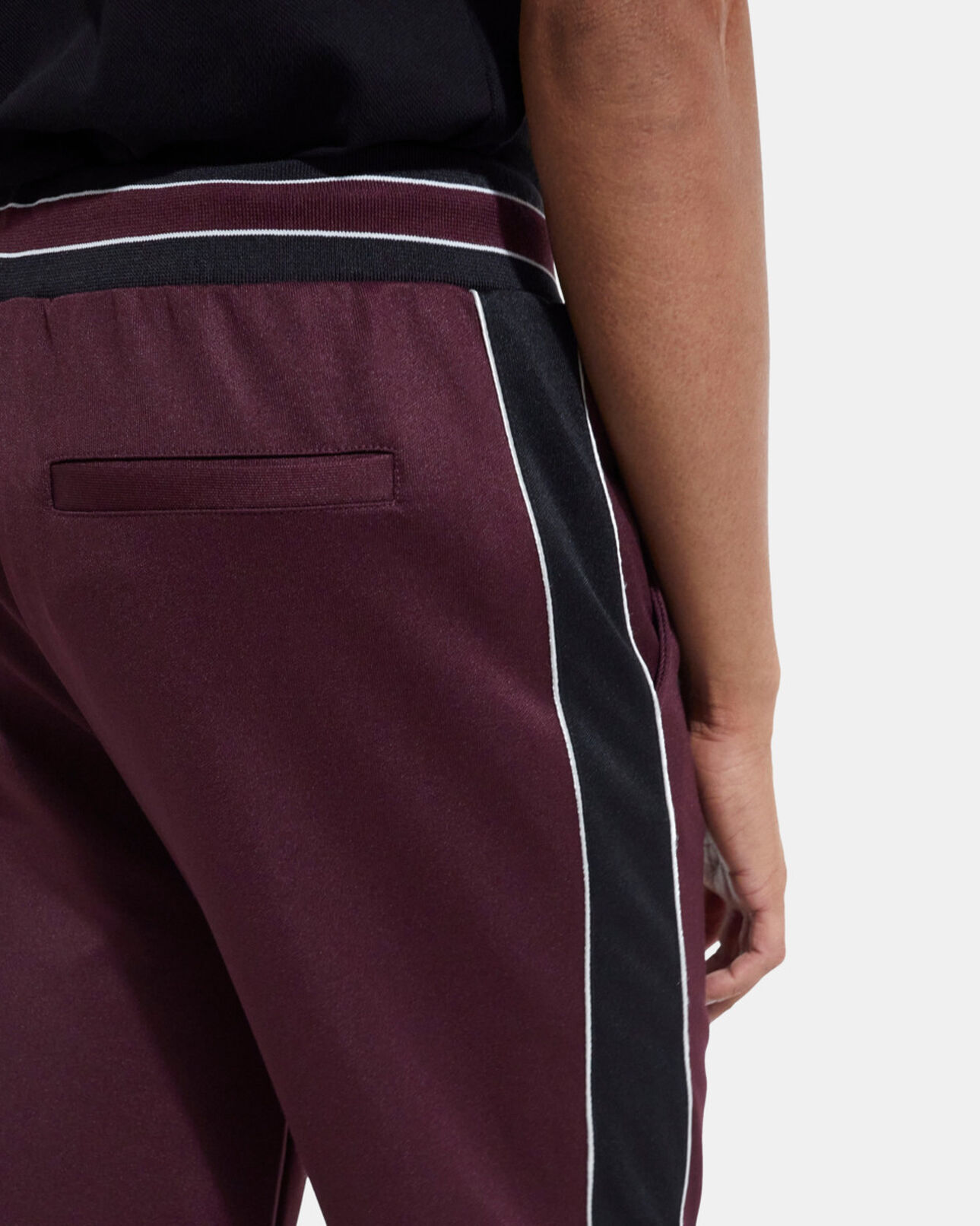 The Kooples MEN BURGUNDY red joggers