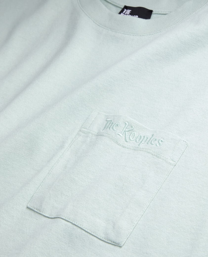 The Kooples WOMEN OCEAN light blue t-shirt with logo