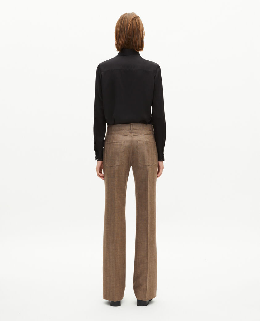 The Kooples WOMEN CAMEL camel bootcut pants