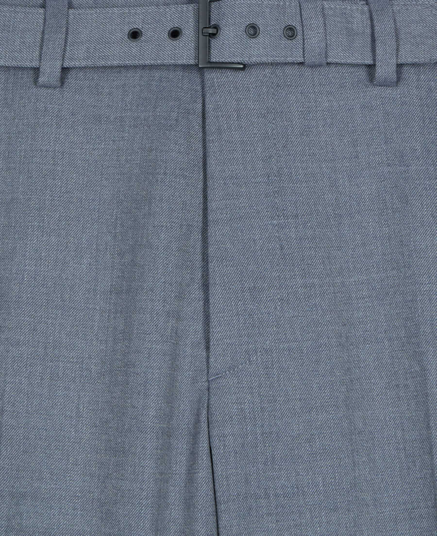 The Kooples MEN BLUE blue wool suit trousers